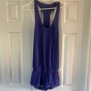 Lululemon Athletica Deep Purple Sleeveless Romper